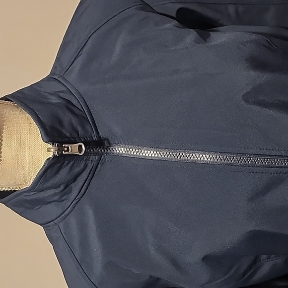 Eddie Bauer navy blue zip up jacket size XL bust 22 in. length 26 in. - Picture 2 of 10